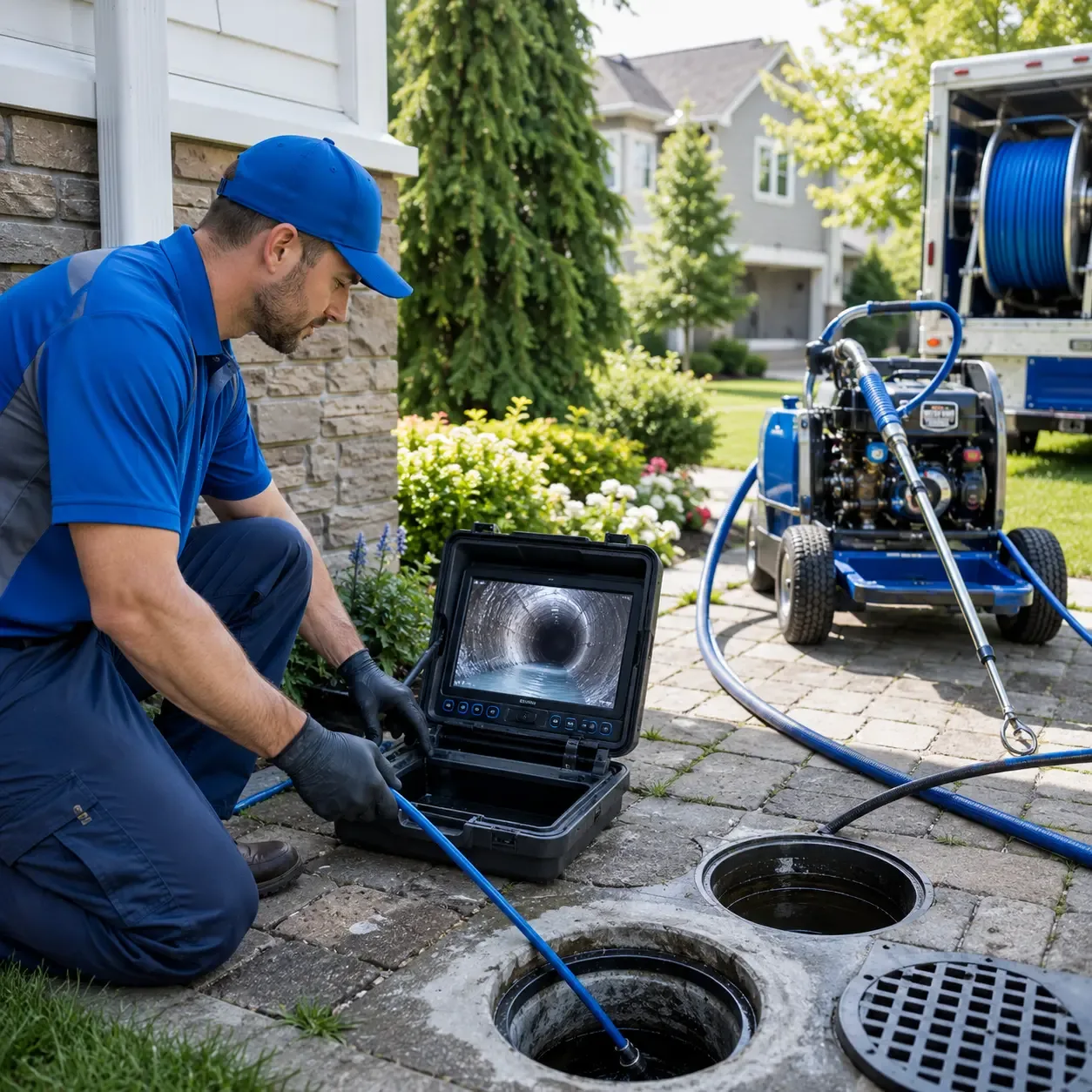 Outdoor drain cleaning professionals serving West River, MD