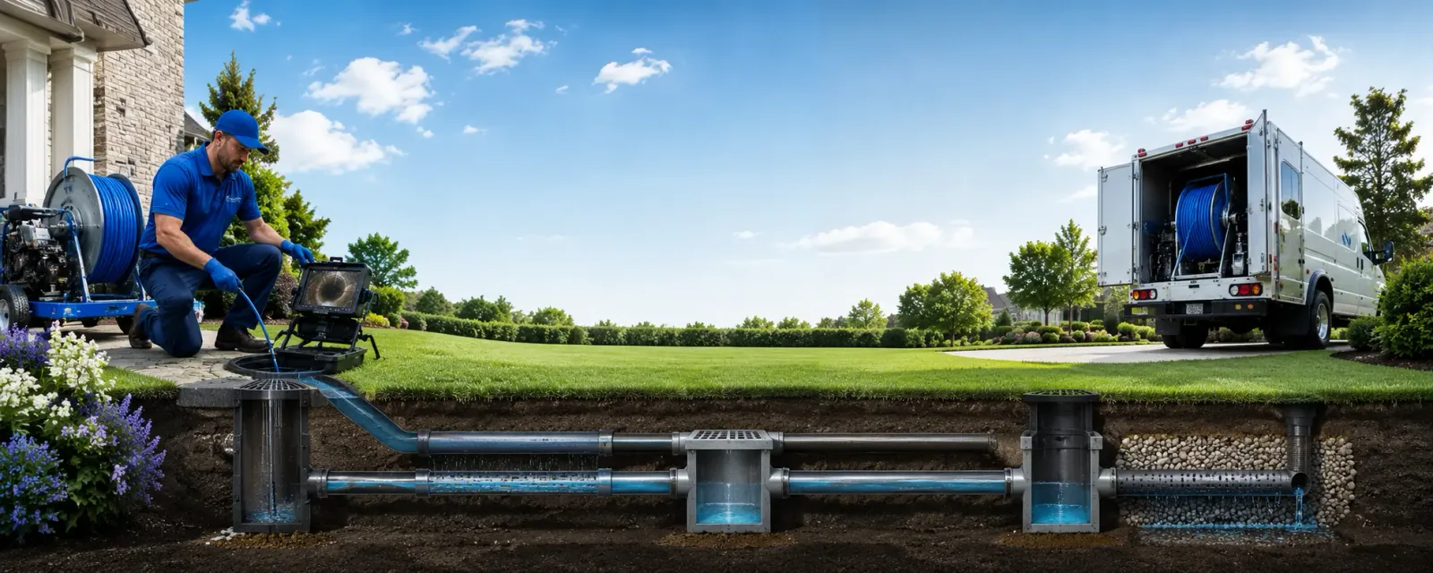 Outdoor drain cleaning information for West River, MD