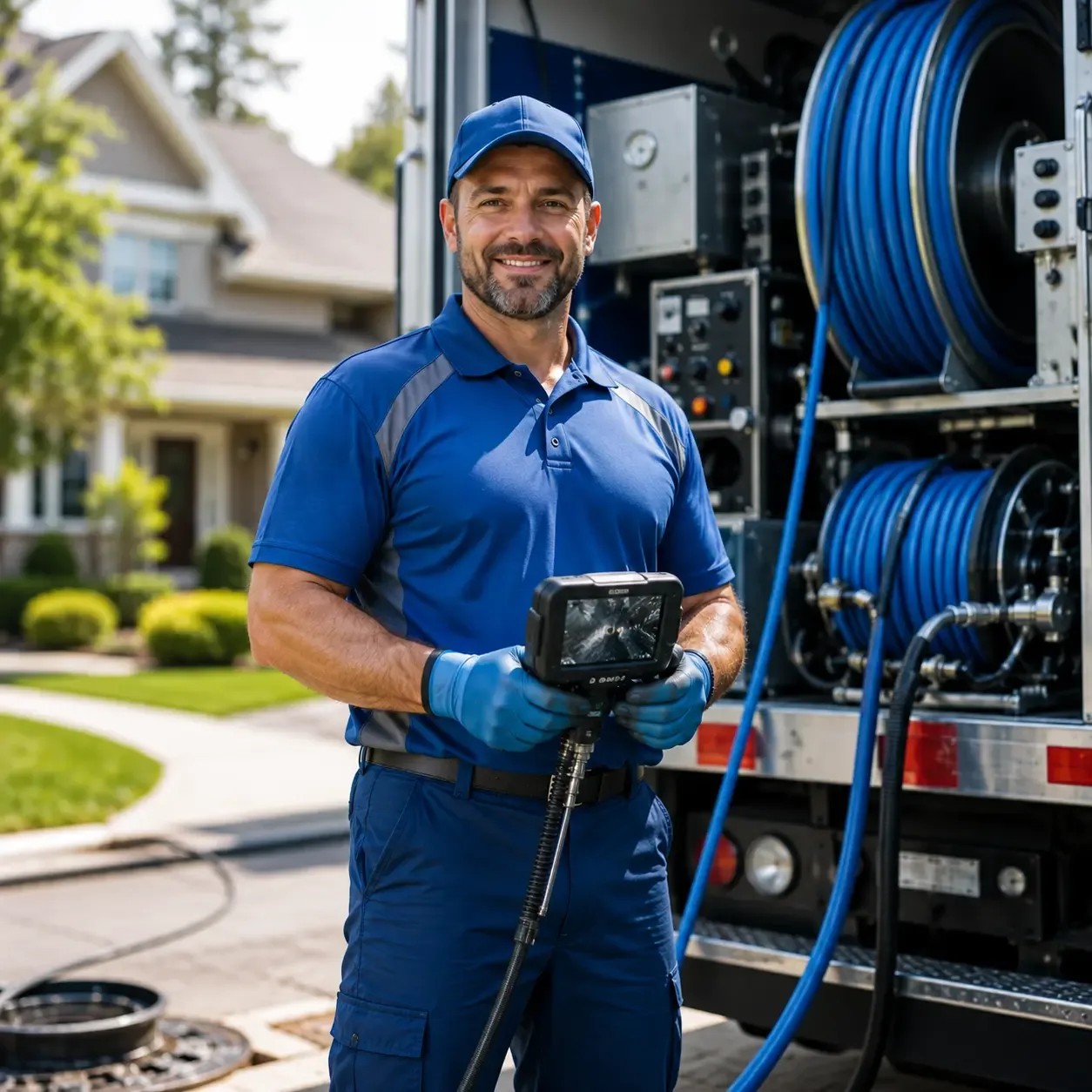 Local outdoor drain cleaning specialists in West River, MD